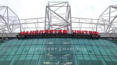 Exterior of Old Trafford stadium